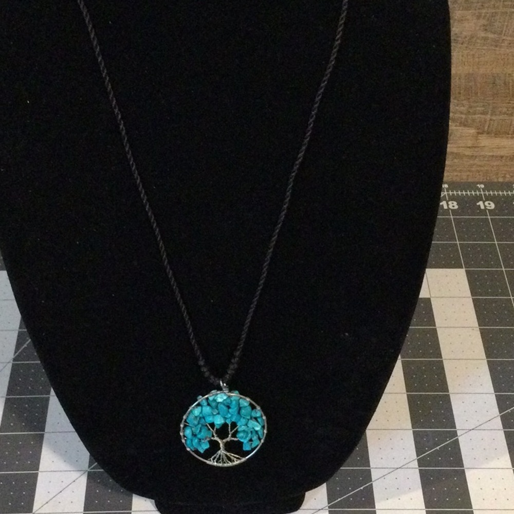 Turquoise Tree of Life Necklace